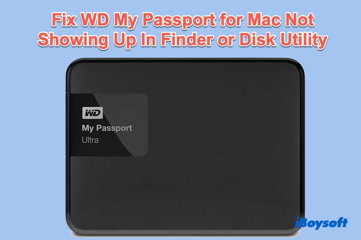 restore files from wd passport for mac
